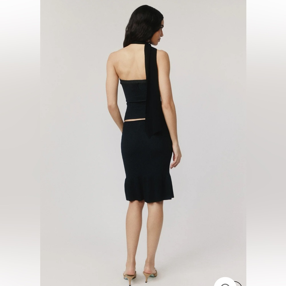With Jean Larissa Black Midi Skirt - Picture 3 of 8
